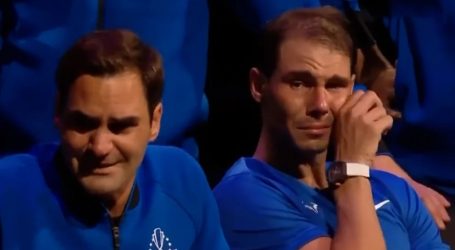 La imagen más elocuente en la despedida del tenis de Roger Federer: el llanto desconsolado de Rafael Nadal