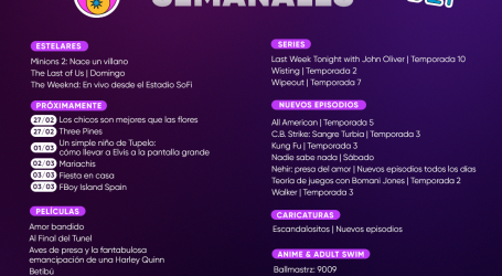 ESTRENOS SEMANALES DEL 27 DE FEBRERO AL 5 DE MARZO EN HBO MAX